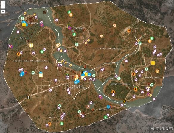 《巫师3：狂猎》全收集地图攻略 《巫师3:狂猎》全收集地图攻略