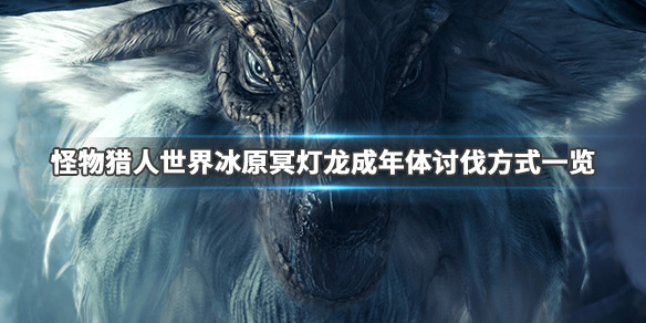 怪物猎人世界冰原冥灯龙怎么打（怪物猎人世界冰原冥灯龙怎么出）