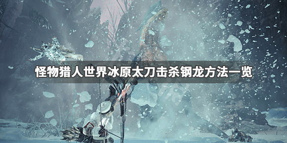 怪物猎人世界冰原钢龙太刀怎么打 怪物猎人世界冰原钢龙太刀怎么打怪