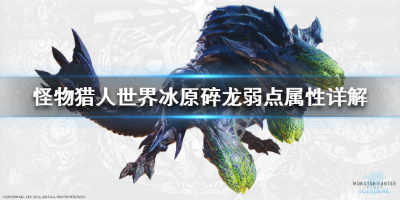 怪物猎人世界冰原碎龙弱点属性详解 怪猎冰原碎龙怎么打