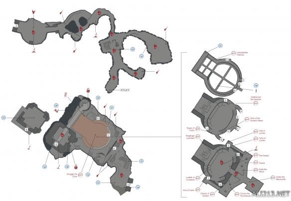 《黑暗之魂3》官方流程路线图一览（黑暗之魂三路线怎么走）