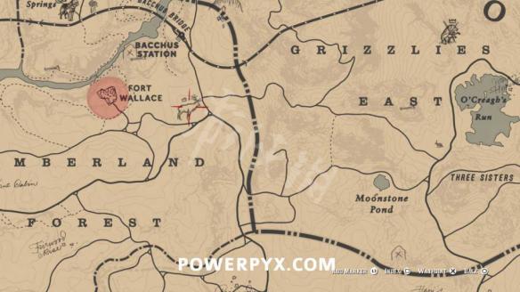 荒野大镖客2麋鹿地图位置介绍（荒野大镖客2麋鹿的位置）