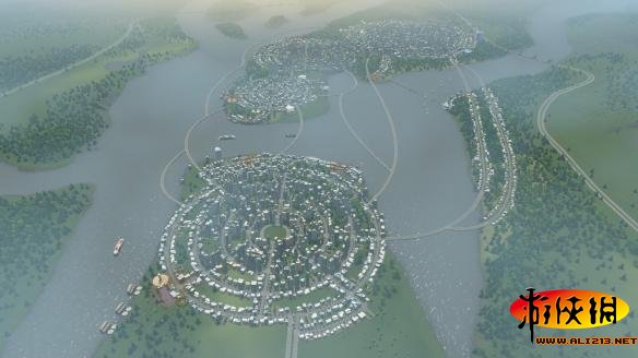 《城市：天际线》环形城市优势介绍 城市天际线环形道路如何布置