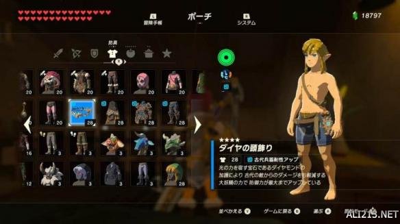 塞尔达传说荒野之息全套装属性图鉴 荒野之息套装怎么获得？