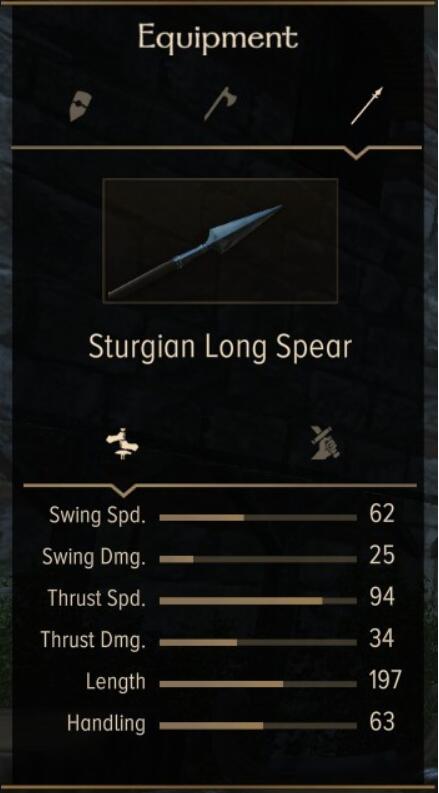 骑马与砍杀2斯特吉亚全武器装备属性图鉴 斯特吉亚武器有哪些 单手武器：伐木斧