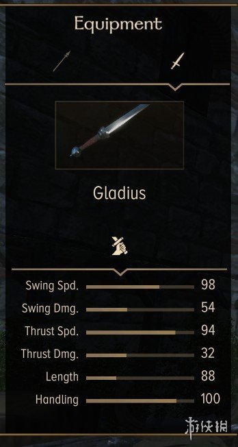 骑马与砍杀2帝国武器装备图鉴大全 帝国装备有哪些 单手武器:短剑