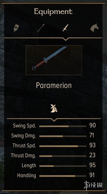 骑马与砍杀2帝国武器装备图鉴大全 帝国装备有哪些 单手武器:短剑
