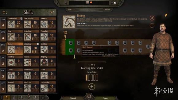 骑马与砍杀21.4.3骑术技能有什么用 骑砍21.4.3骑术技能效果