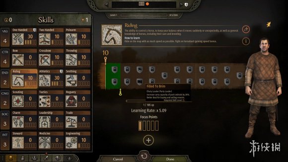 骑马与砍杀21.4.3骑术技能有什么用 骑砍21.4.3骑术技能效果