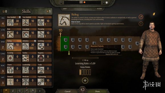 骑马与砍杀21.4.3骑术技能有什么用 骑砍21.4.3骑术技能效果