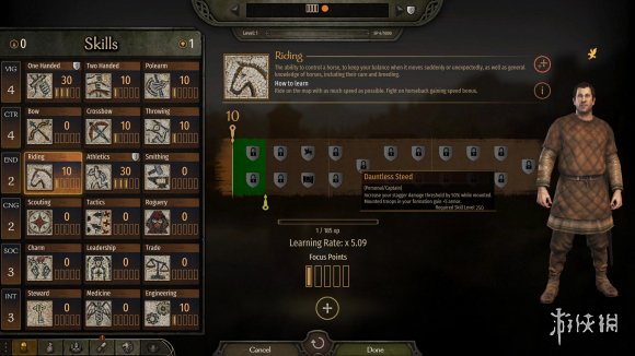 骑马与砍杀21.4.3骑术技能有什么用 骑砍21.4.3骑术技能效果