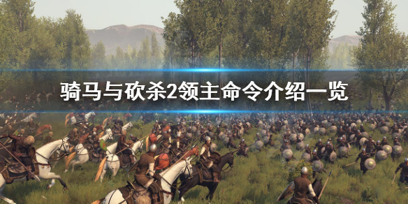 骑马与砍杀2领主命令有哪些（骑马与砍杀2领主攻略秘籍）