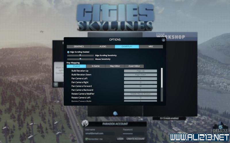 《城市：天际线》键位操作一览 城市天际线操作键位详解