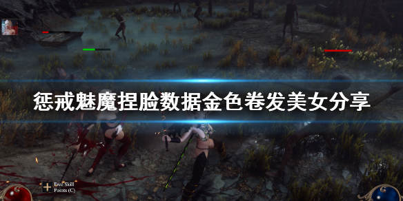 惩戒魅魔捏脸数据金色卷发美女 惩戒魅魔捏脸最好看的