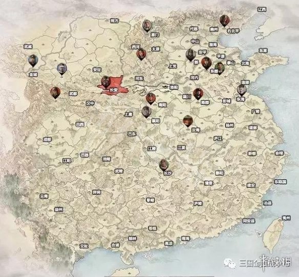 全面战争三国大地图一览 全面战争三国大地图一览图