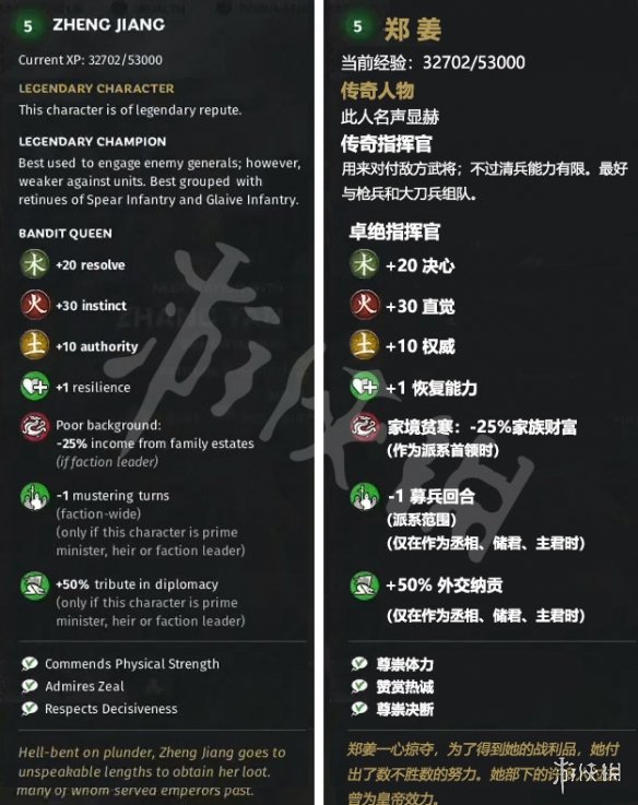 全战三国木系武将先天自带特性介绍 全战三国木材有什么用