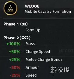 全面战争三国楔形阵作用介绍 全面战争三国 阵型解锁