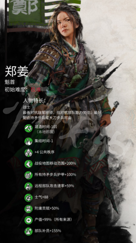 全面战争三国郑姜mod推荐（全面战争三国郑姜立绘mod）
