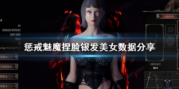惩戒魅魔捏脸银发美女数据分享 惩戒魅魔捏脸最好看的