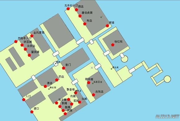 《侠客风云传》杭州地图（侠客风云传杭州地图详解）