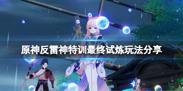 原神反雷神特训最终试炼怎么玩（原神反雷神特训最终挑战）