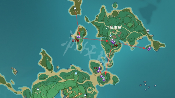 原神紫晶块位置在哪 原神紫晶块采集路线推荐