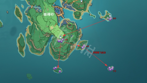 原神紫晶块位置在哪 原神紫晶块采集路线推荐