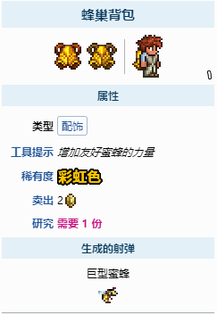 泰拉瑞亚蜂巢背包怎么获得 蜂巢背包获取攻略分享