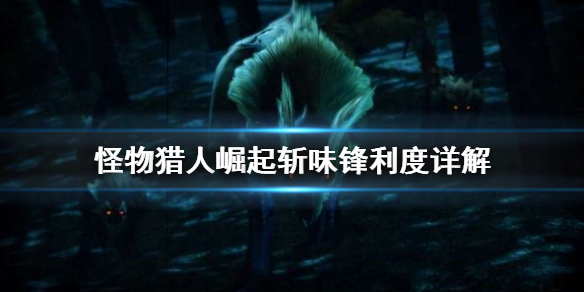 怪物猎人崛起斩味是什么（怪物猎人崛起斩味是什么意思）