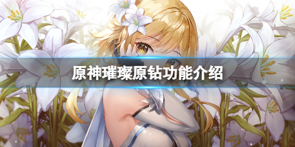原神璀璨原钻有什么用（原神璀璨原钻块怎么获得）