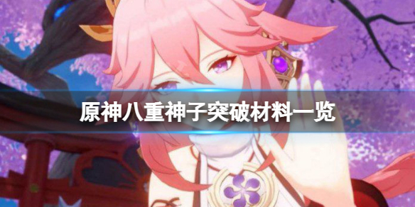 原神八重神子突破材料一览（原神八重神子最终挑战）