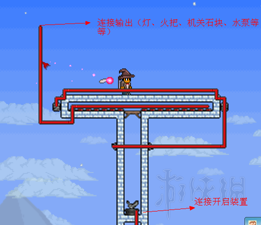 泰拉瑞亚电路入门教程 泰拉瑞亚怎么制作电路 电路制作详解 电路装置介绍