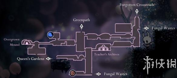 空洞骑士全BOSS+徽章+物品地图信息详解 空洞骑士怎么玩 大地图总览-Hollownest