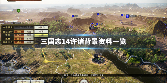 三国志14许诸背景是什么（三国志14pk许褚）