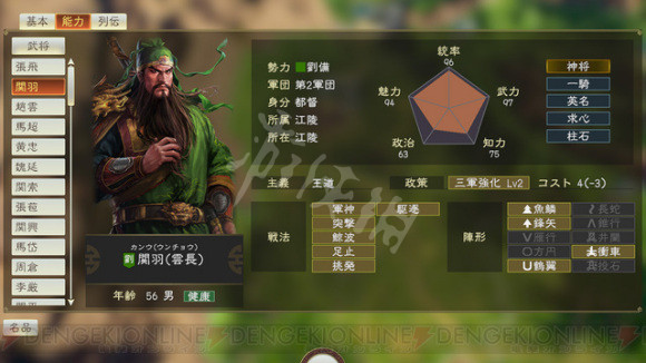 三国志14五虎将特性简单评价 三国志14 五虎将