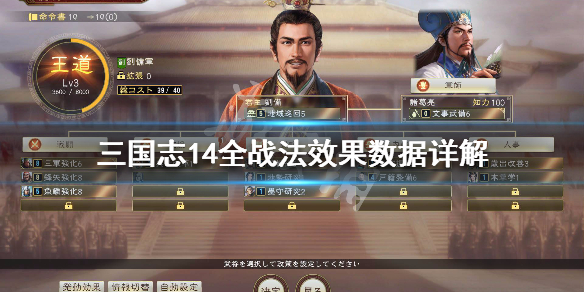 三国志14全战法加成效果一览（三国志14战法具体效果）