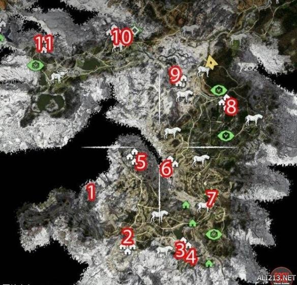 地平线黎明时分食草者奖杯地图分享 地平线黎明时分隐藏奖杯