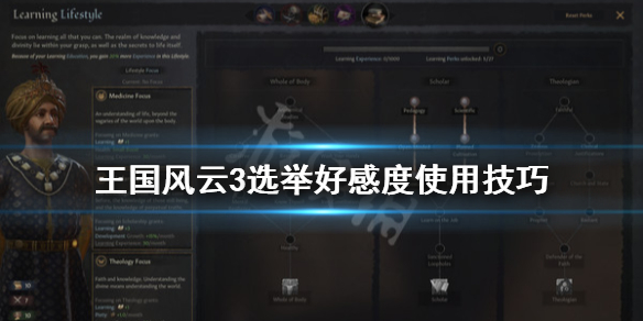 王国风云3选举好感度有什么用（王国风云3选举制）