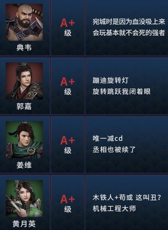 三国群英传8最强武将有哪些 最厉害武将排名一览 S级武将