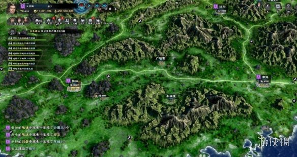 三国群英传8山海经探索位置介绍 山海经探索点有哪些