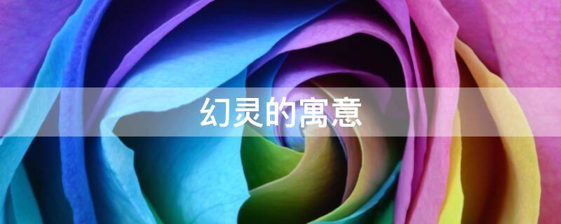幻灵的寓意 灵灵的寓意