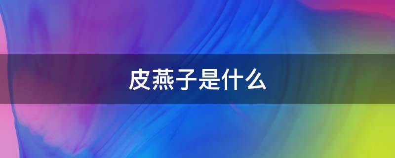 皮燕子是什么 皮燕子有个小肉球是痔疮吗