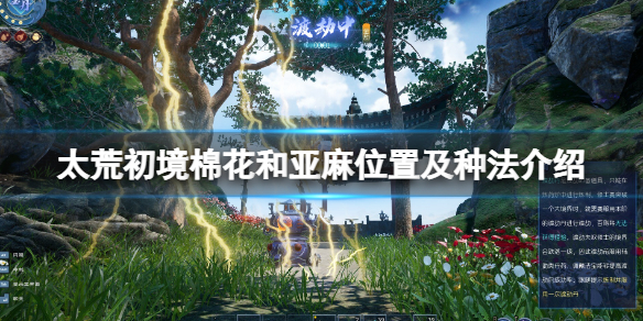 太荒初境亚麻在哪 太荒初境亚麻在哪搞