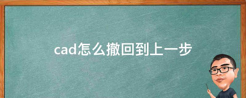 cad怎么撤回到上一步 cad怎么撤回到上一步的界面