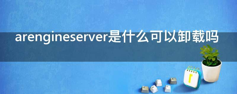 arengineserver是什么可以卸载吗（arengineserver是什么 可以卸载吗）