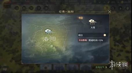 率土之滨天气有什么用