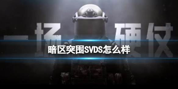 暗区突围SVDS怎么样（暗区突围svds改枪任务）