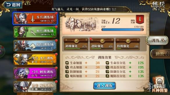 梦幻模拟战手游光辉阵容兵种怎么升级
