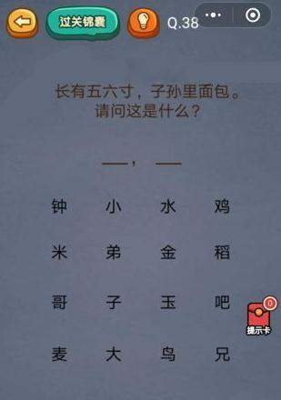 烧脑吃鸡38关答案（烧脑游戏38关）