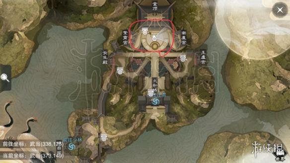 楚留香67打坐地点